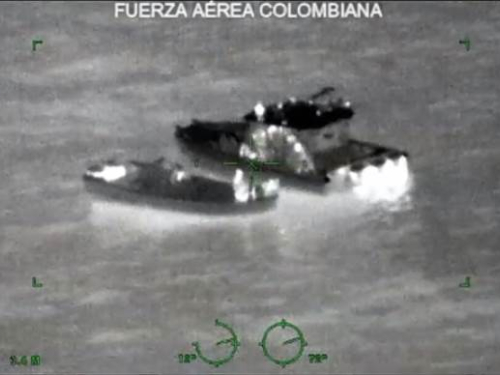 Incautada embarcación ilegal con 1.247 kilogramos de clorhidrato de cocaína en la costa pacífica