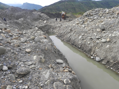 Contundente operación contra la explotación ilícita de yacimientos mineros en el Cauca