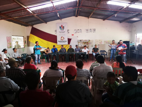 De forma articulada entidades del Estado apoyan proyecto  “mi vereda  modelo” en la vereda la Esmeralda.