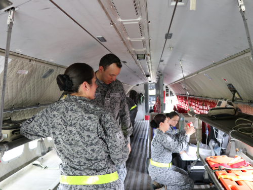 Transporte masivo de pacientes Capacidad distintiva de la Fuerza Aérea Colombiana