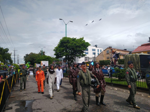 Ciudadanos fueron impresionados por aeronaves de la FAC en el Joropódromo