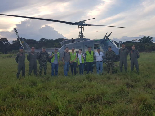 Fuerza Aérea Colombiana completó la sexta Jornada de Pagos a campesinos del programa de sustitución de cultivos ilícitos en Vichada 