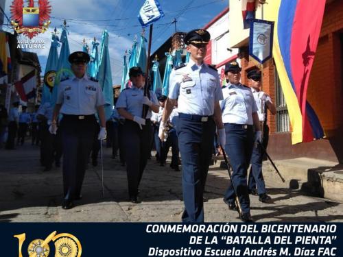 Fuerza Aérea, presente por aire y tierra en conmemoración de Batalla del Pienta