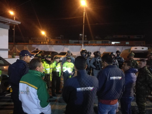Fuerza Aérea participa en operación contra el microtráfico en el municipio de Mosquera