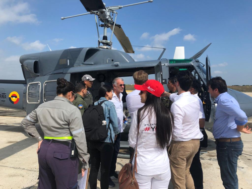 Desde el aire, la Fuerza Aérea Colombiana contribuye al Plan de Ordenamiento Territorial del Atlántico