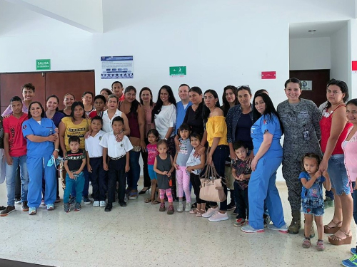 Exitosa jornada de Caritas Alegres en el Grupo Aéreo del Casanare
