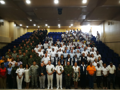 La Fuerza Aérea Colombiana participó en la conmemoración del Día Nacional de los Derechos Humanos en la Isla de San Andrés