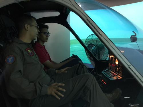 La Fuerza Aérea Colombiana participó en la Feria Expohuila 2019.