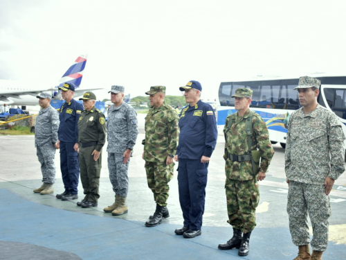 Fuerzas Militares y de Policía realizan consejo de seguridad en San Andrés Islas
