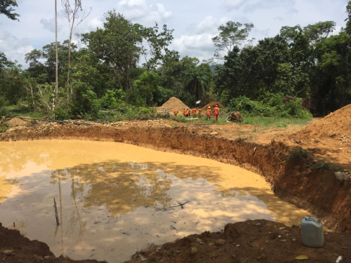14 capturados en operaciones militares en contra de la minería ilegal  