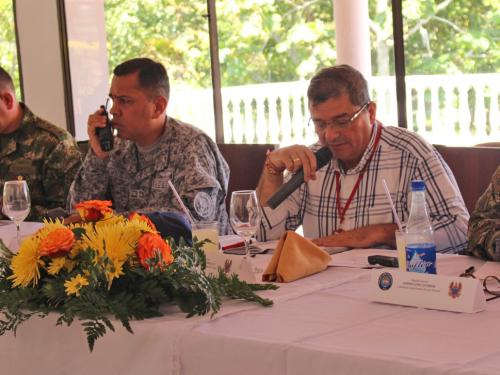 Consejo de seguridad del Caquetá es realizado en el Comando Aéreo de Combate No. 6