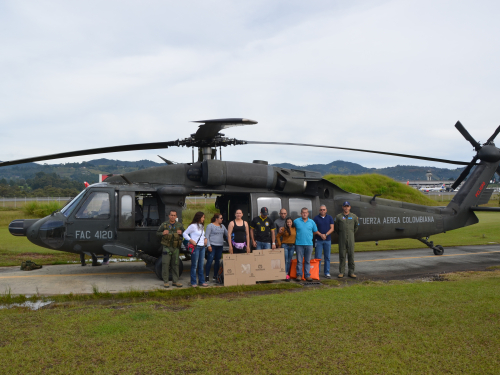 Tripulaciones y aeronaves en total alistamiento para el desarrollo del Plan Democracia en Antioquia