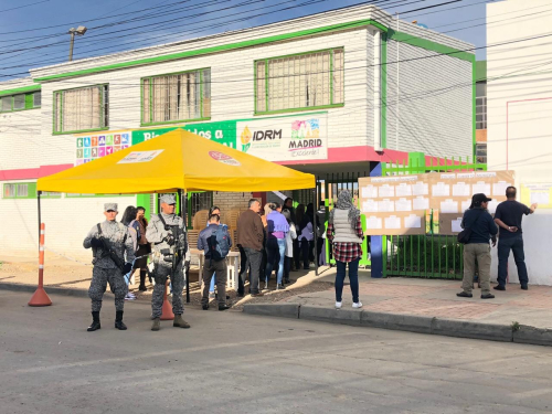  Fuerza Aérea Colombiana vela por la seguridad en Madrid Cundinamarca durante elecciones regionales 