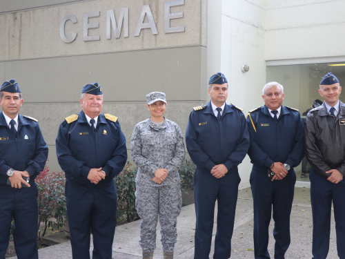 Jefe de Estado Mayor General de la Fuerza Aérea del Perú Visita al CNRP y CEMAE