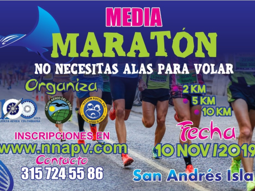 La quinta versión de la carrera atlética 'No necesitas alas para volar' llega este fin de semana a la isla de San Andrés