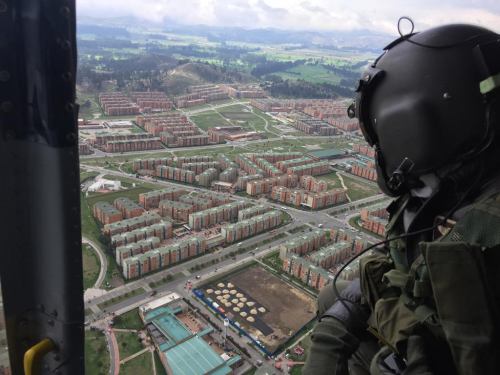 Seguridad y protección por aire y tierra para todos los colombianos de forma conjunta, coordinada e interinstitucional.