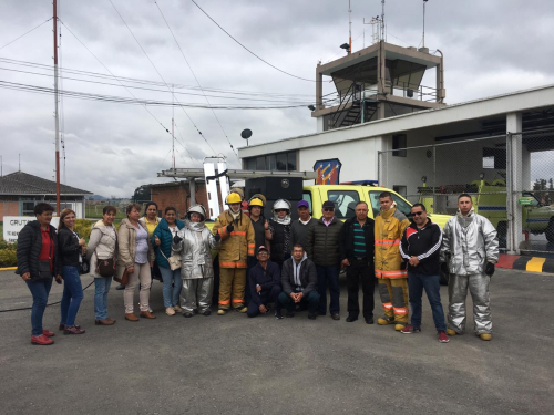 Líderes Sociales de Madrid visitan el Comando Aéreo de Mantenimiento