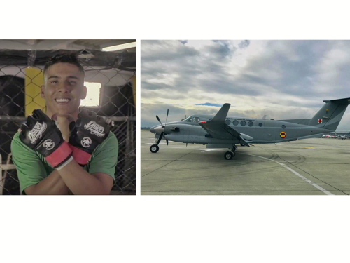Deportista nariñense lesionado en Ecuador regresa a Colombia en vuelo humanitario de la Fuerza Aérea
