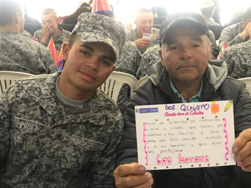 Una navidad llena de gratitud para nuestros soldados 