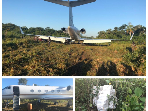 Operación de interdicción de la Fuerza Aérea Colombiana, logra la incautación de más de 2 toneladas de cocaína en Centroamérica