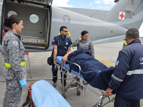 Traslado Aeromédico desde la Macarena a un hombre en delicado estado de salud 