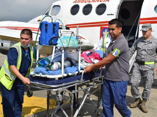 Base Aérea Marco Fidel Suárez se convirtió en puente aéreo para trasladar a un menor en estado critico de salud