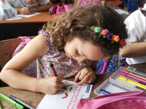 Niños de la vereda de Apiay enviaron cartas a militares y policías para esta navidad