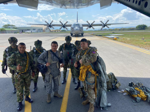 Aeronaves del CATAM hacen presencia en primera operación binacional