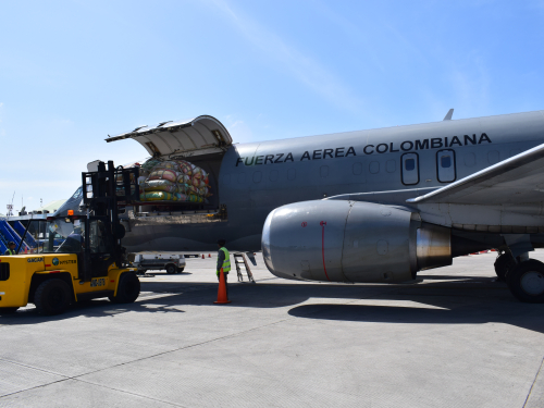 Alrededor de 4.400 libras de material de reciclaje se evacuaron desde la isla de San Andrés hacia la ciudad de Bogotá