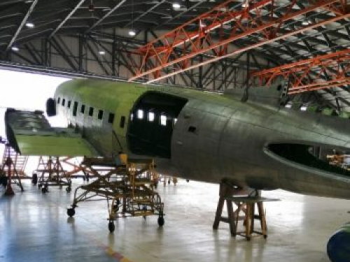 CAMAN realiza Inspección Mayor de 2000 horas a la aeronave AC-47 Fantasma