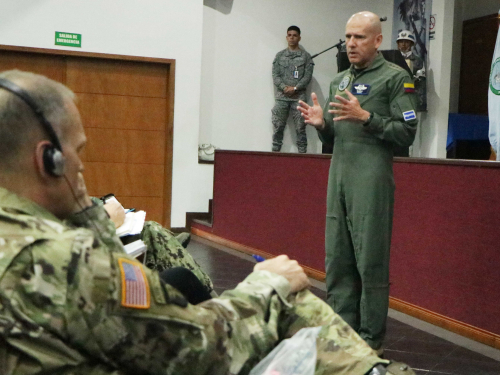 Delegación militar estadounidense conoció las capacidades de la Base Aérea de Apiay 