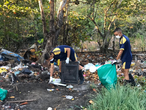 Jornada de recolección de residuos sólidos se llevó a cabo en el sector del Manglar de Nueva Guinea 