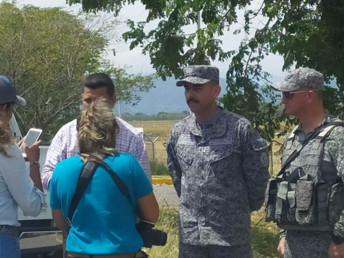 Comandante del CACOM 4 realizó una visita estratégica en el municipio de Flandes.