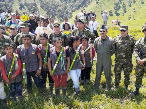 Visita estratégica en la vereda  República de Marquetalia, Tolima.