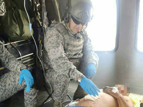 Joven de la comunidad ancestral del Alto Naya es trasladado por Helicóptero Ángel