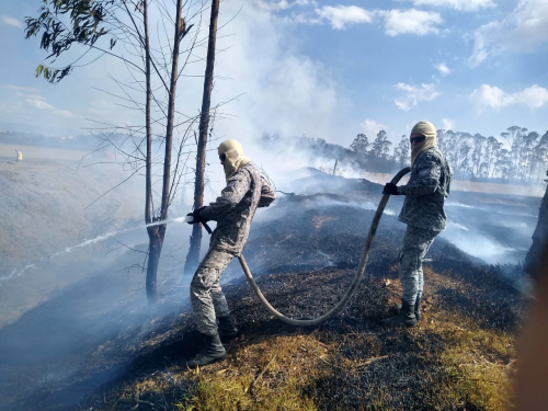 CAMAN apoya en la extinción de incendios en la Sabana de Occidente 