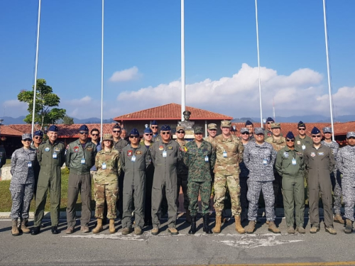 Fuerzas Aéreas que integran el sistema de Cooperación articulan esfuerzos para desarrollar el ejercicio Ángel de los Andes III y Cooperación VII 