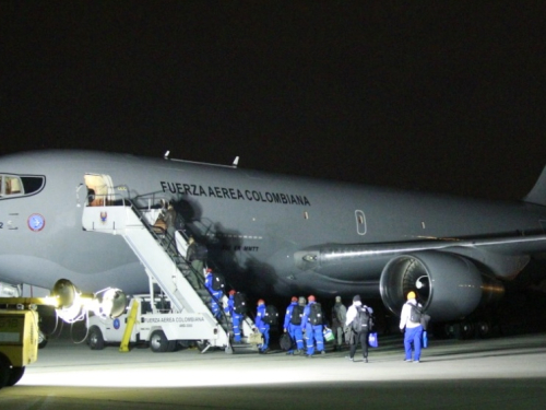 Avión Júpiter 767 de su Fuerza Aérea Colombiana despegó rumbo hacia Wuhan