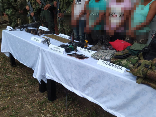 Operación en contra del Clan del Golfo dejó cuatro capturados 