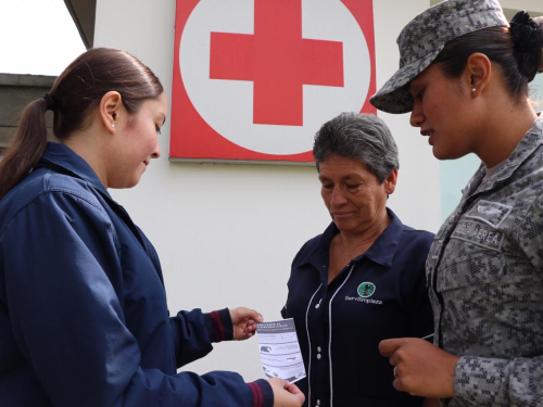 Establecimiento de Sanidad Militar CATAM continúa la misión de prevención contra el Coronavirus.