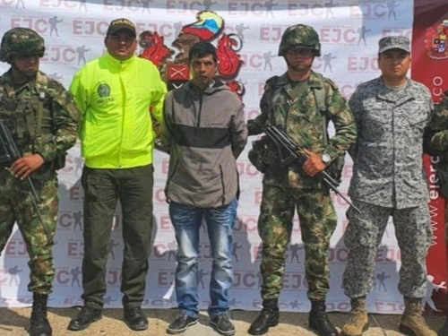 Capturan a alias "Guadalupe", cabecilla de la Red de Apoyo al Terrorismo del Eln.