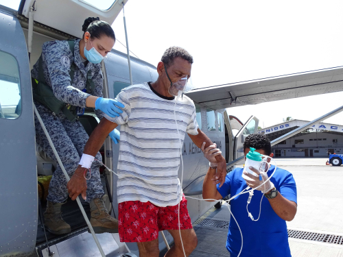 30 traslados aeromédicos ha realizado el Grupo Aéreo del Caribe durante el presente año