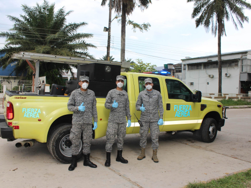 Comunidad amazonense es invitada por su Fuerza Aérea a acatar las medidas durante cuarentena