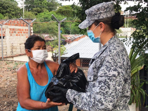 La Fuerza Aérea sigue comprometida y ayudando a familias de escasos recursos