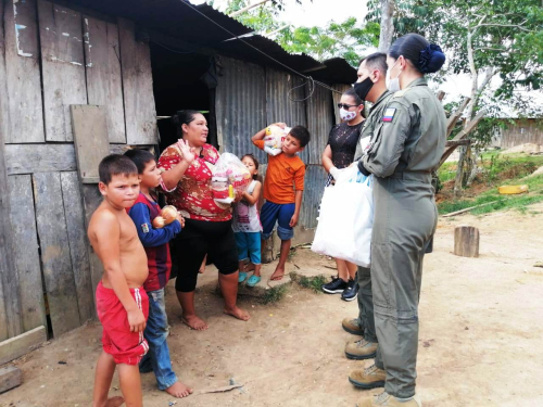 Operaciones de sensibilización son realizadas de manera constante por su Fuerza Aérea Colombiana