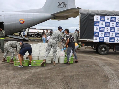 Fuerza Aérea Colombiana y Armada de Colombia comprometidos con el desarrollo integral de la Amazonía
