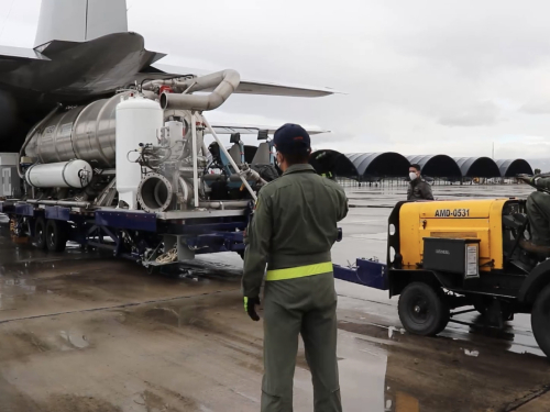 CATAM llevó a cabo simulacro con el Sistema Modular de Extinción de Incendio MAFFS II