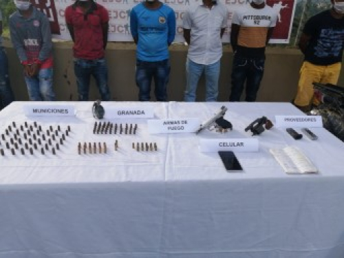 Contundente operación permitió la captura de nueve integrantes del Eln en Antioquia