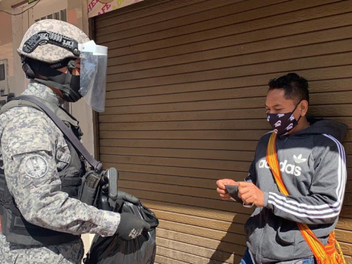 CAMAN elabora y entrega 500 tapabocas a los madrileños
