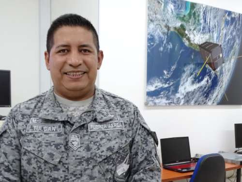 Orgullo nariñense en el programa satelital de su Fuerza Aérea Colombiana